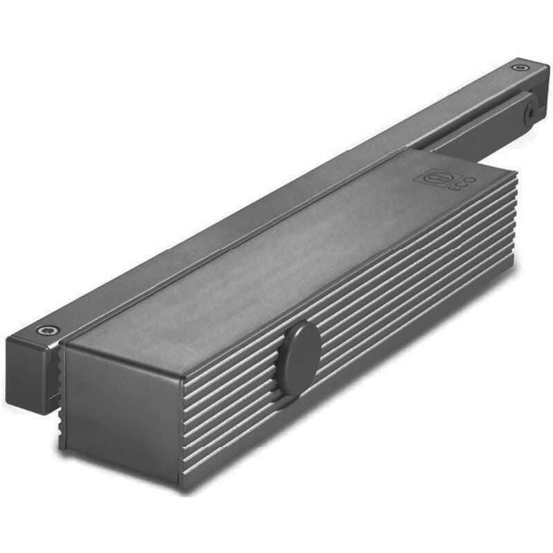 Ferme-porte ts 61G force 3 - 6 avec glissière b noir et plaque de montage Eco Schulte 5030065488