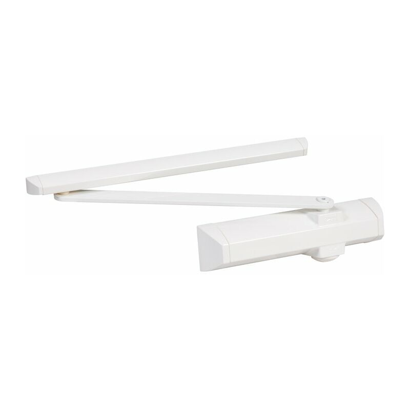 Ferme-porte ts 90 h Force 3-4 bras à glissière Dormakaba Blanc