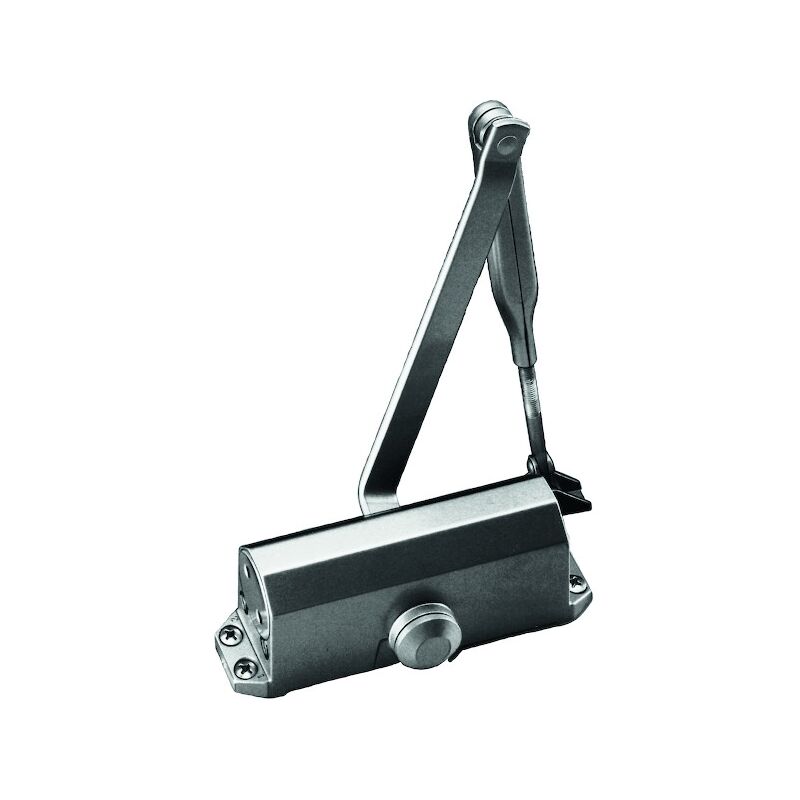 Dorma - Ferme-porte en applique TS77 complet en 3 fixe bras compas - argent kaba