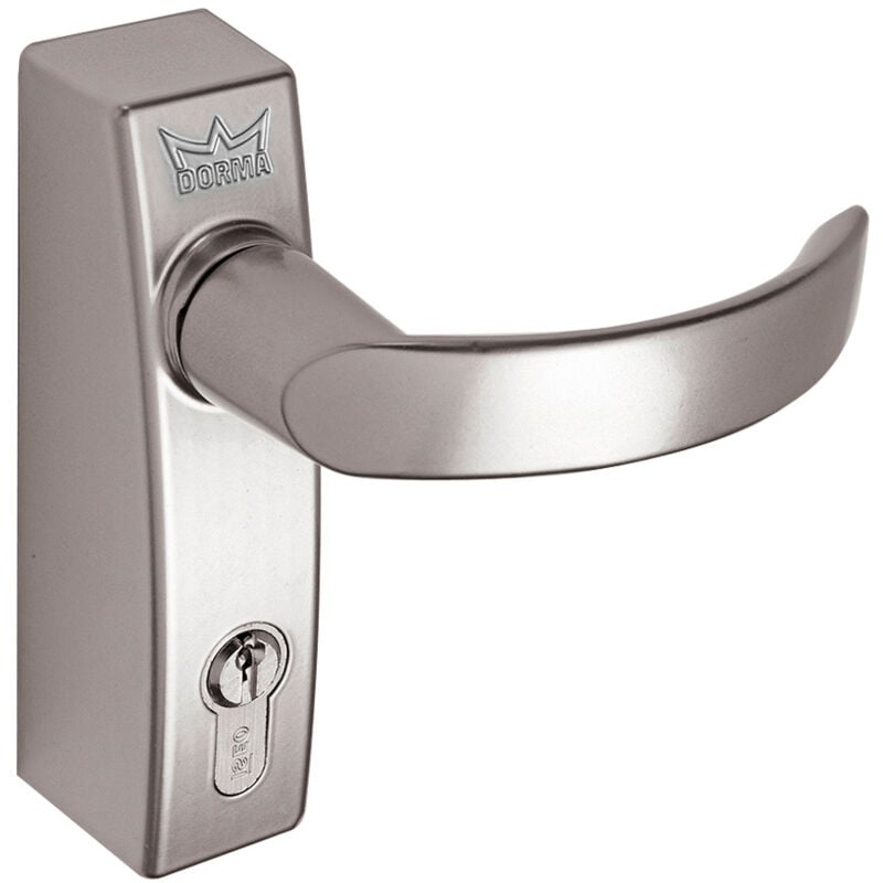 Poignée d'actionnement externe anti-panique Dorma.Cylindre.Pht05 Argent