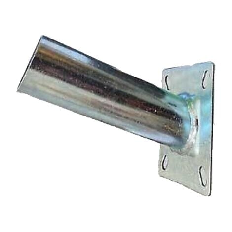 BGS TECHNIC Staffa Supporto a parete per Proiettori e Fari In acciaio zincato da Ø 50x14 cm