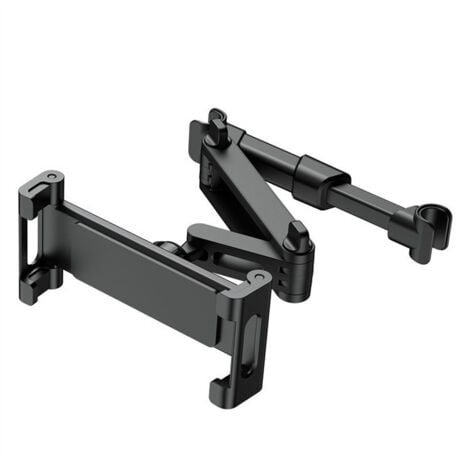 YOZHIQU Fermement Support Tablette Voiture, Support Extensiblesupport tablette voiture, support voiture Siège de Voiture, pour support tablette, Air, Mini, Switch, Autre Téléphones et Tablette 4,7 à 13" (Noir