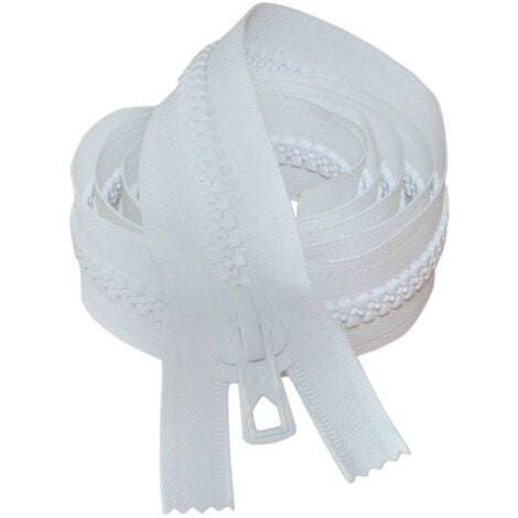 FERMETURE A GLISSIERE POUR COMBINAISON LMA 130 cm BLANC