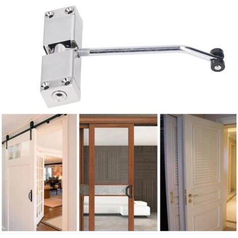 Fermeture Automatique de Porte à Ressort - Fermoir d'Aluminium Moulé et Acier Laminé à Froid pour Portes Bois d'Hôtel