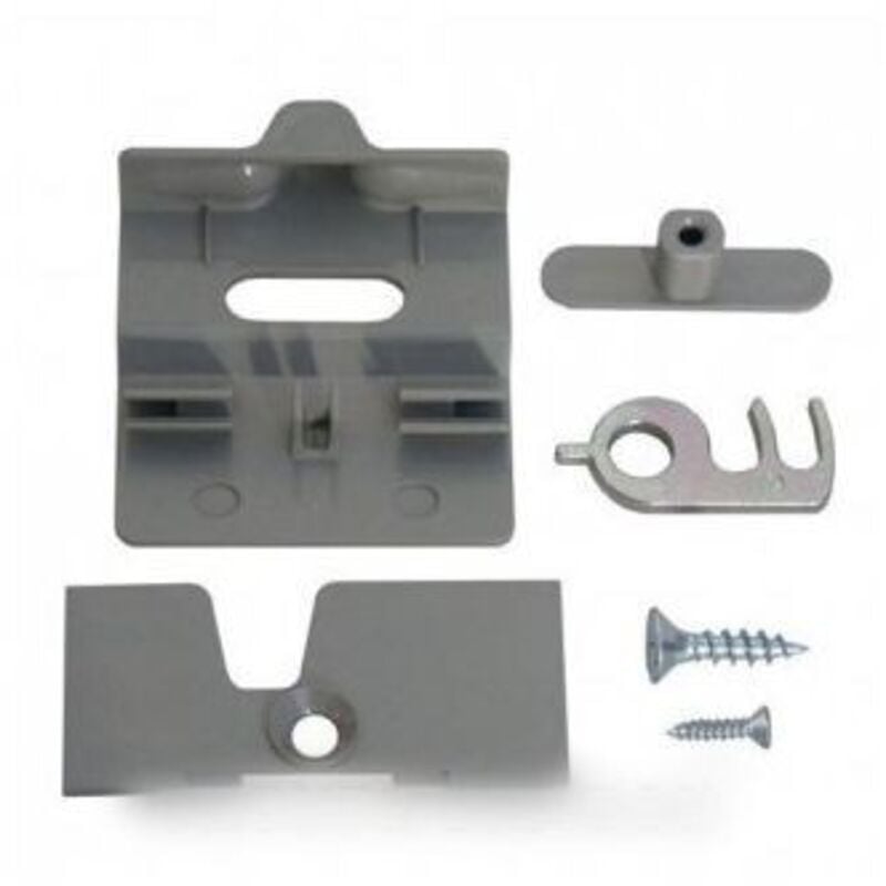 Dometic - fermeture de porte coudee grise pour refrigerateur