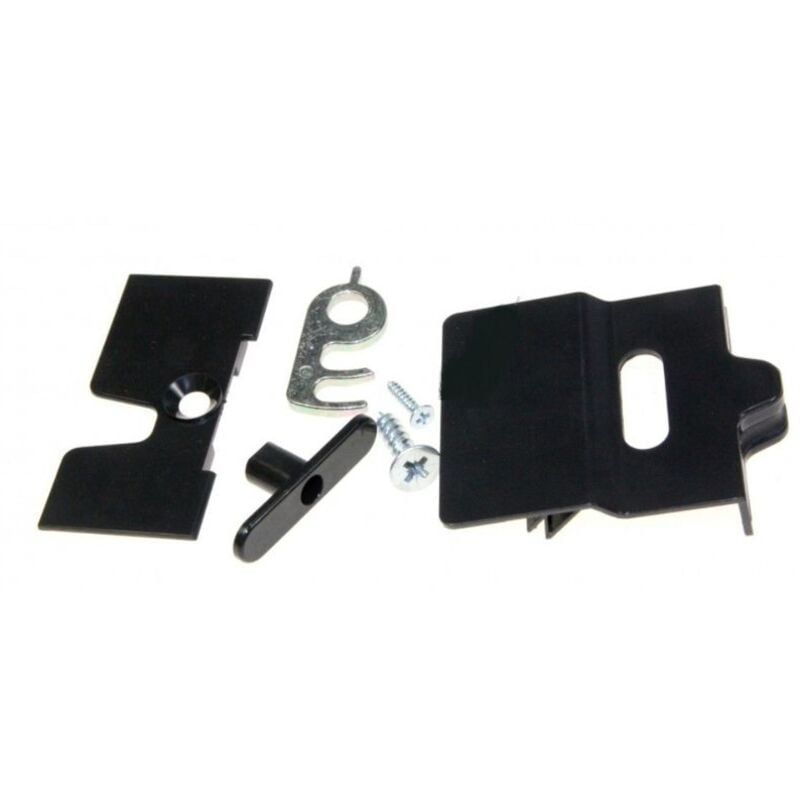 Fermeture de porte noire pour refrigerateur Dometic