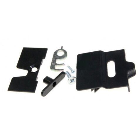 FERMETURE DE PORTE,COMPLET,RAL NOIRE, Réfrigérateur, 2412757870