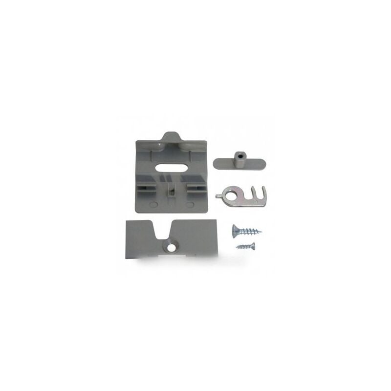 Dometic - Fermeture de porte coudée grise pour Réfrigérateur 2412757805