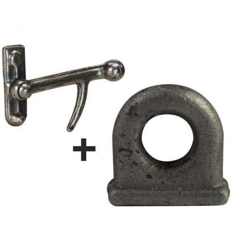 Fermeture droite très légère 12 mm avec verrou