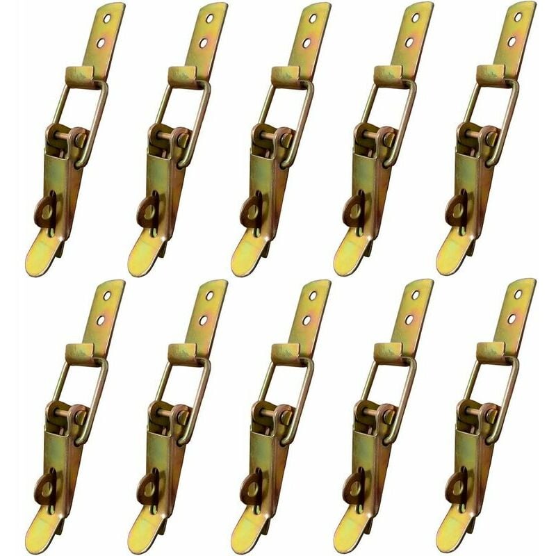 Fermeture à Levier, Rehausse Ridelle Remorque Fermeture Remorque Fermoir à Bascule Fermeture a Levier pour Tiroir, Levier de Verrouillage, Boîte à