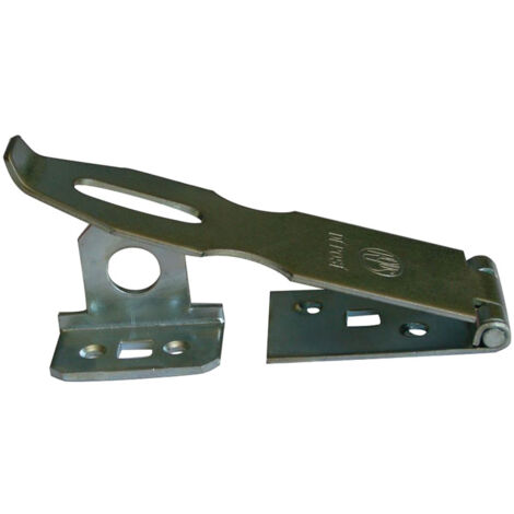 Fermeture porte cadenas à recouvrement 100mm zingué JARDINIER MASSARD J529241