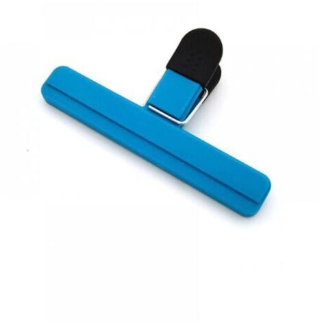 Fermeture Sachet Alimentaire, 3pcs Alimentaire D'étanchéité Clips Plastique Pince Sachet Clip Fermeture pour Emballage Cuisine Snack et Sac Ouvert(15.2cm，blau)