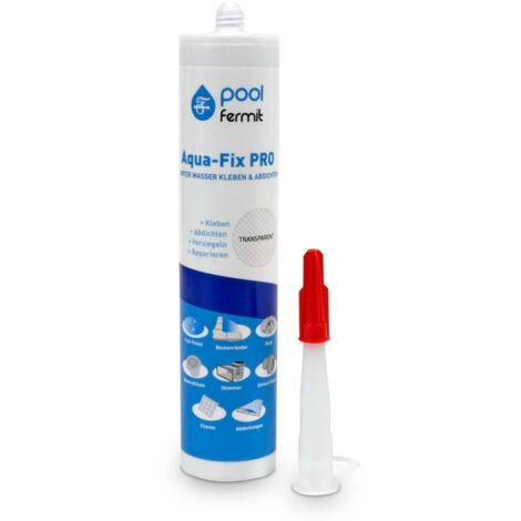 Fermit Aqua Fix PRO - MS-Polymer, Kartusche mit 290 ml - transparent