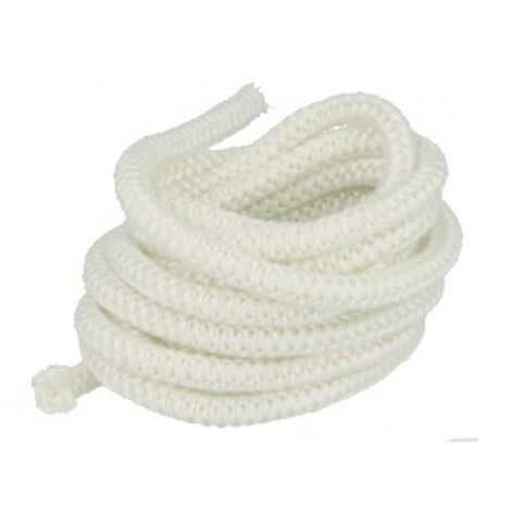 Fermit Glasfaser Rundschnur Kamin Ofen Dichtband Ofendichtung weiß 12 mm 2,5m