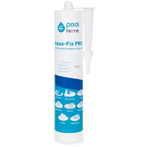 Fermit Pool Aqua-Fix PRO 290ml weiß 09100