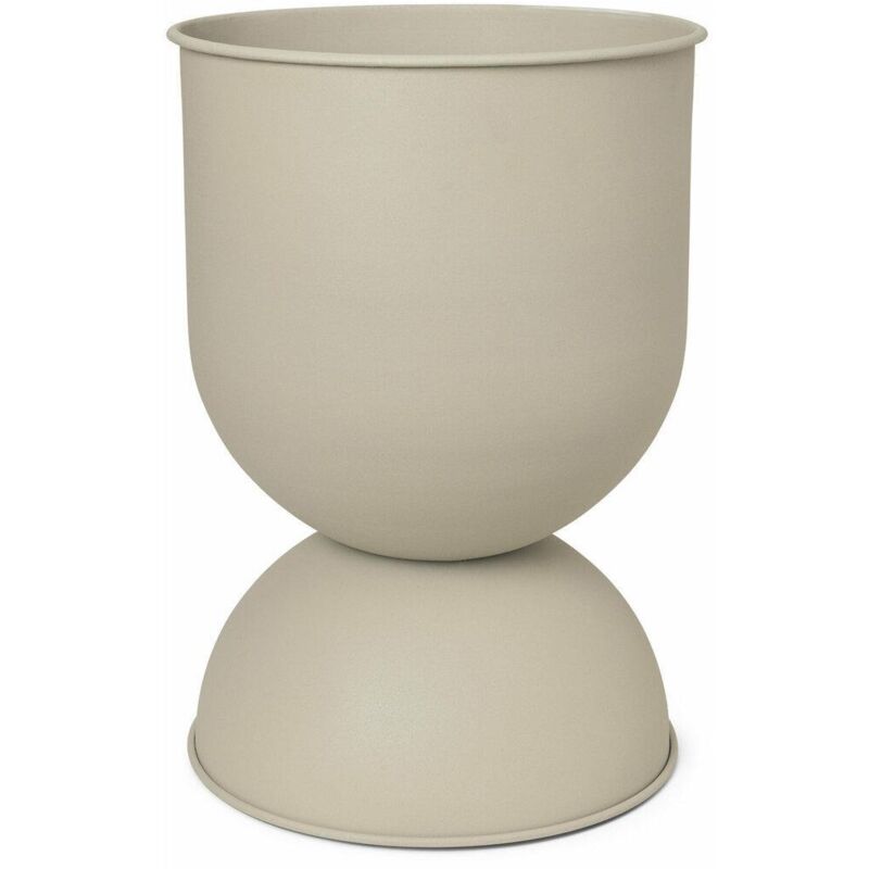 ferm LIVING Blumentopf Hourglass, beige, Ø 40 cm, wendbar