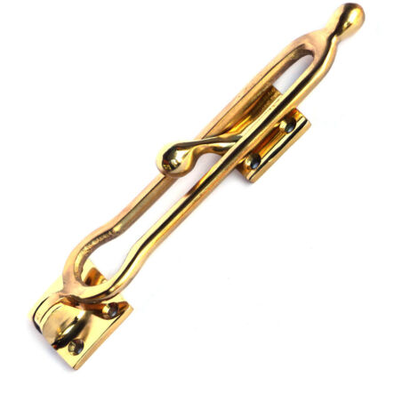 Fermo porta in ottone lucido EDM