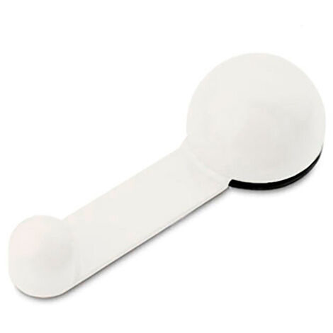 Fermo rotante adesivo bianco Blister INOFIX