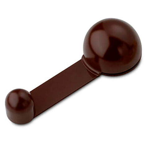 Fermo rotante adesivo marrone INOFIX blister