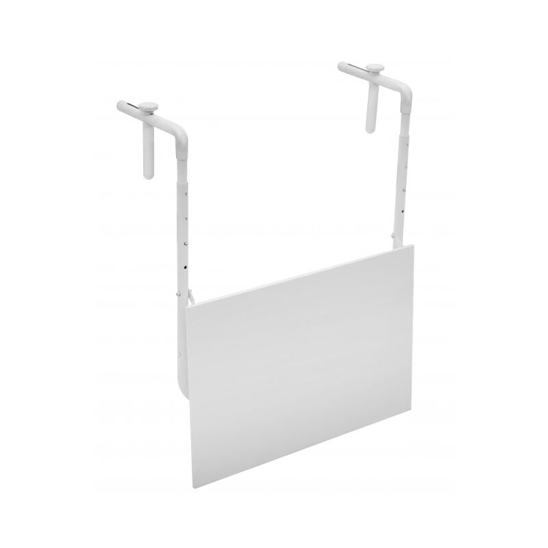 Table pliante de garde-corps 60x52 cm en fer blanc - Fermo