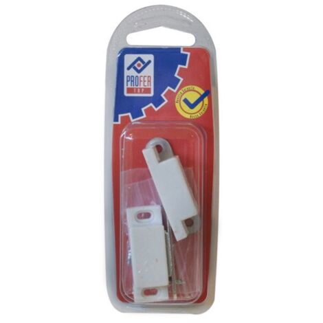FERMOIR MAGNÉTIQUE BLANC BL 2 PCS - 42 MM