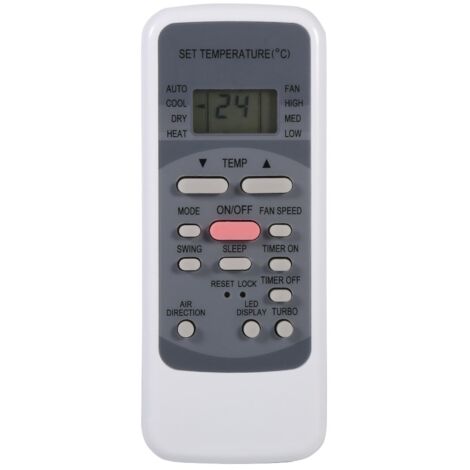 Fernbedienung für Klimaanlagen der Serie R51 R51/E R51/CE R51M/CE R51D/E R51M/BGE R51M/BGE, integrierte Uhr und Timer EIN/AUS