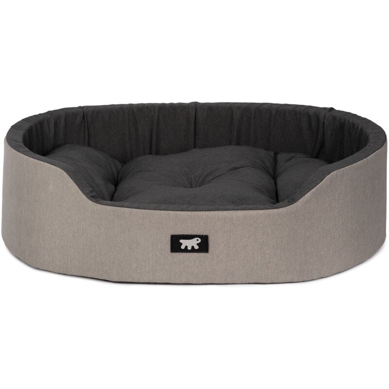 Dandy colours Lit d'intérieur pour chien et chat, en coton avec coussin amovible dandy. Variante 65 - Misure: 65 x 46 x h 17 cm - Marron - Ferplast