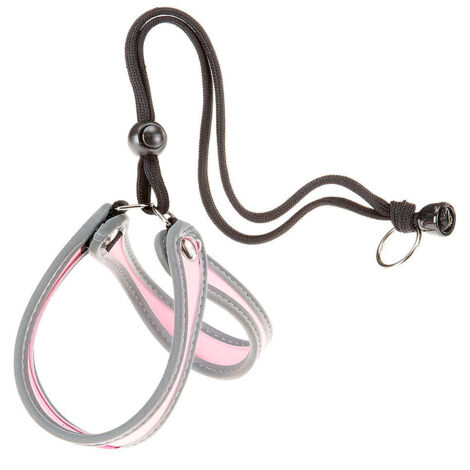 Ferplast AGILA 1-3 Pettorina ergonomica con chiusura con cordino. Vari colori e misure.. Variante 3 - Misure: A=B 42-50 cm - Rosa