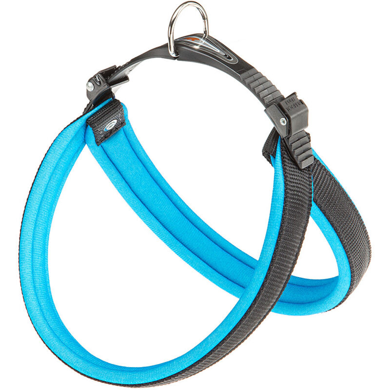 Ferplast - agila fluo 3-9 Harnais ergonomique pour chiens avec rembourrage moelleux. Fermeture avec cordonnet.. Variante 4 - Mesures: a=b 44-52 cm 20