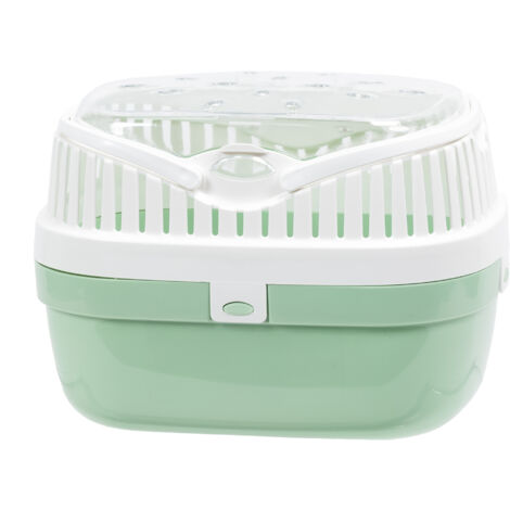 Ferplast ALADINO MEDIUM Trasportino per roditori di medie dimensioni. Variante MEDIUM - Misure: 30 x 23 x h 21 cm - Verde chiaro