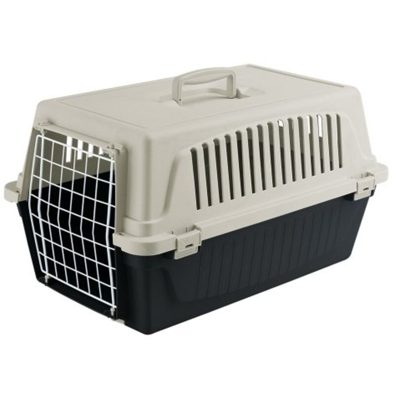 Ferplast Atlas 10el, Panier De Transport Pour Chats Et Chiens, Colori Noir