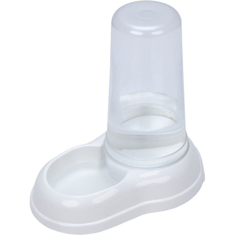 Azimut Distributeur de croquettes ou eau de différentes tailles et couleurs. Variante 600 - Misure: 12.5 x 19 x h 19.5 cm - 0.6 l - Blanc - Ferplast