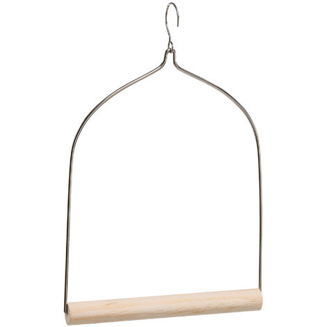 Ferplast Balançoire PA 4086 Balançoire pour petits perroquets et cockatiels avec perchoir en bois. Variante PA 4086 - Misure: 17 x h 24 cm - Ø 1.5 cm -