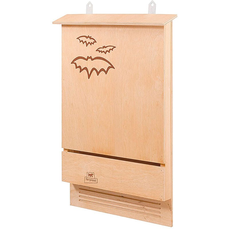 Bat house Maison pour chauve-souris en bois fsc. Variante bat house - Misure: 39 x 7 x h 58 cm - - Ferplast