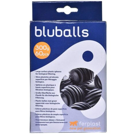 Ferplast BLUBALLS Sfere in plastica per filtraggio biologico. Variante BLUBALLS - Misure:  -