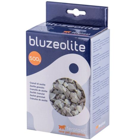 Ferplast BLUZEOLITE Granuli di zeolite per filtraggio assorbente. Variante BLUZEOLITE - Misure:  -