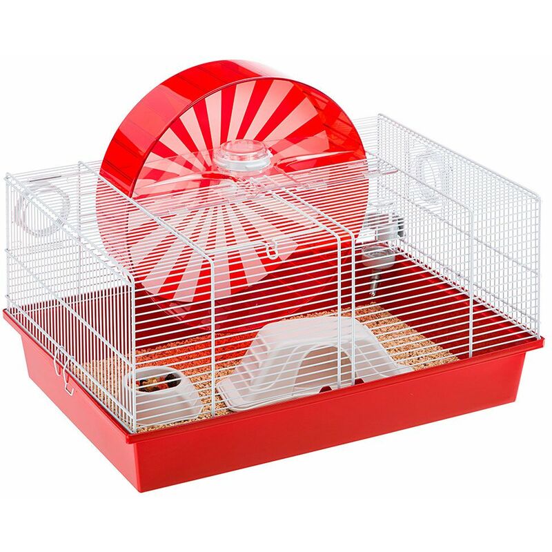 Ferplast - coney island Cage pour rongeurs coney island : adaptée aux hamsters, design italien, accessoires inclus.. Variante coney island - Mesures: