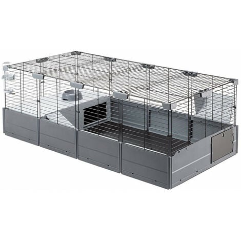 ferplast Cage Modulable pour Lapins Cochons d'Inde MULTIPLA Maxi, Cage Lapin, Cage Cochon d'Inde, Cage pour Petits Animaux (57041817)
