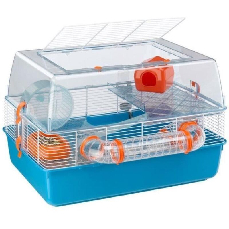 Ferplast - Cage duna fun - 55 x 47 x 37.5 cm - Bleu