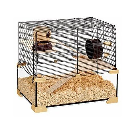 Ferplast Cage pour Hamsters et Souris KARAT 60 Petits Rongeurs, Deux étages avec Acces...