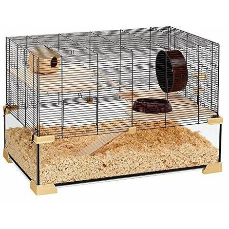 Ferplast Cage pour Hamsters et Souris KARAT 80 Petits Rongeurs, Deux étages avec Acces...