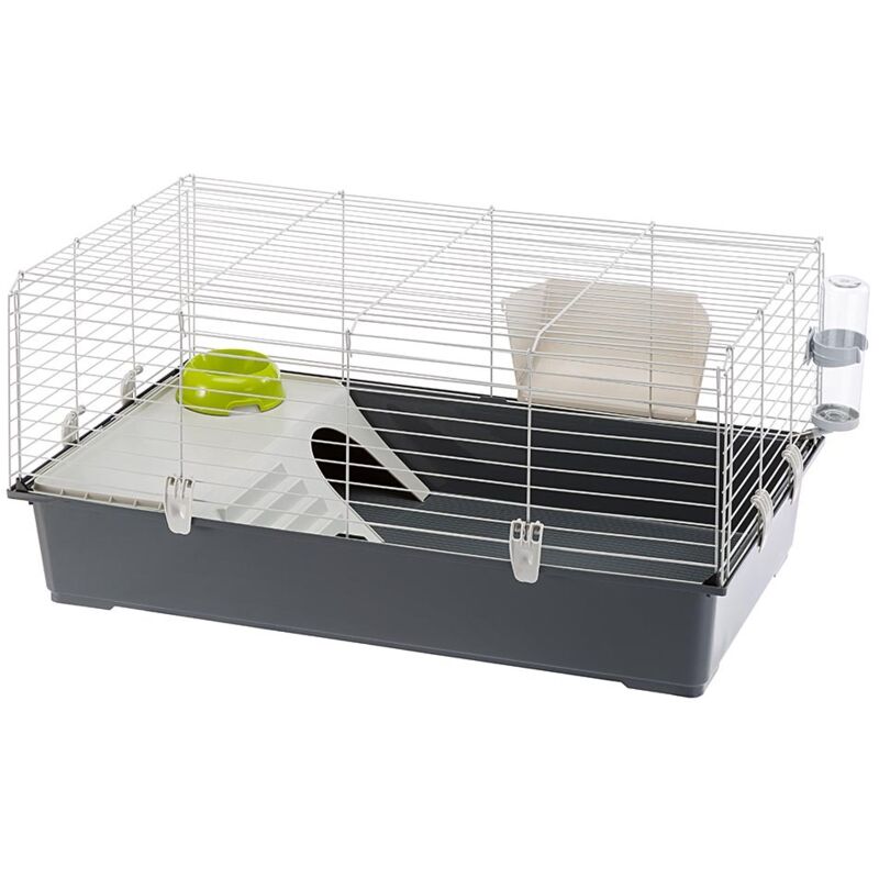 Ferplast - rabbit 100 Cage pour rongeurs rabbit 100 : convient aux lapins, cobayes, cobayes, design italien, accessoires inclus.. Variante singlepack Ferplast - rabbit 100 Cage pour rongeurs rabbit 100 : convient aux lapins, cobayes, cobayes, design italien, accessoires inclus.. Variante singlepack