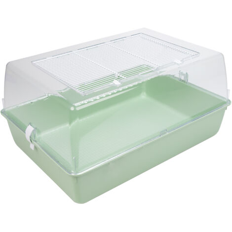 Ferplast – Cage pour rongeurs MINI DUNA MULTY 55x39x27 cm – Espace entre barres 7,1 mm – Personnalisable avec accessoires – Fabriquée en Italie