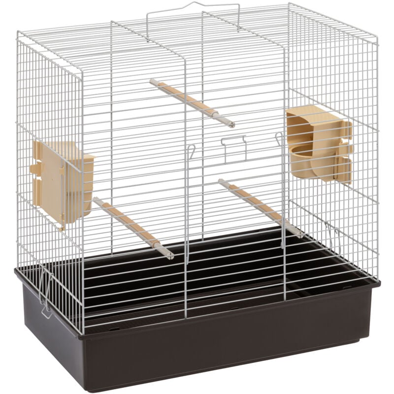 Ferplast SONIA FERPLAST Cage à Oiseaux SONIA : Grande cage pour oiseaux, perroquets, perruches. Accessoires inclus.. Variante SONIA - Misure: 61.5 x