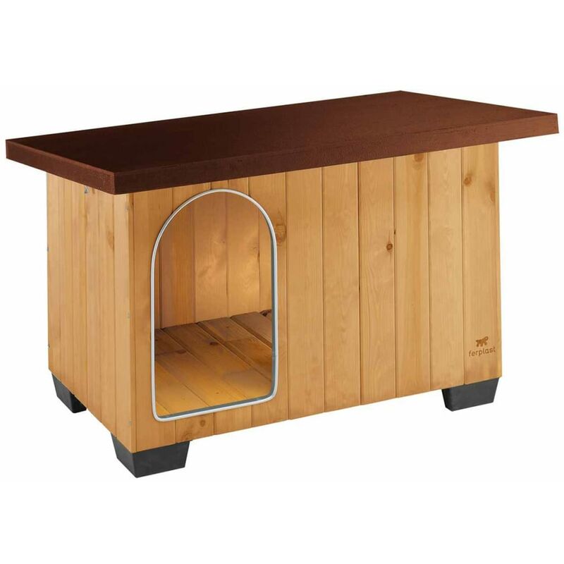 

Ferplast Caseta para Perros Marrón 102x70x65.5 cm 87015000 - Marrón