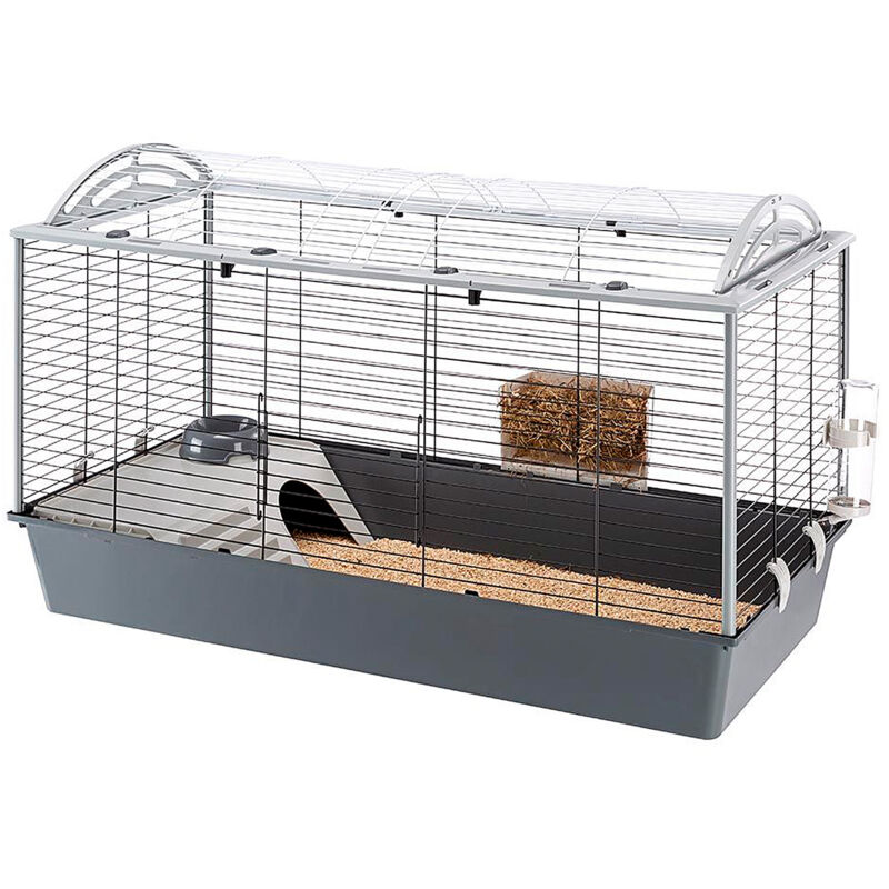 Ferplast - casita 120H Grande cage pour lapins et cochons d'inde. Variante casita 120H - Misure: 119 x 58 x h 75.5 cm -