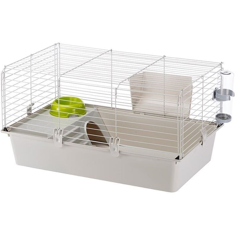 Ferplast CAVIE 80 Cage de grandes dimensions pour cochons d'inde. Variante SINGLEPACK W2 - Misure: 77 x 48 x h 42 cm -