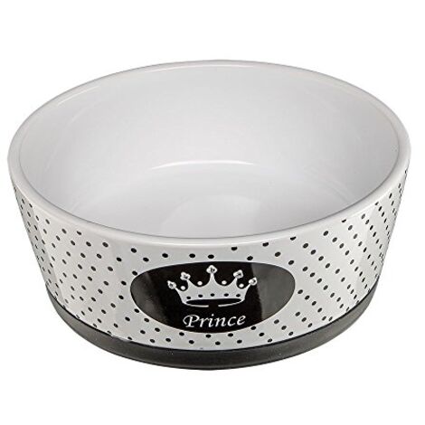 FERPLAST COLONNE DE GAMELLE EN CÉRAMIQUE POUR CHIENS ET CHATS ALYA, 18,3 X 7,2 CM, 1.1 LITRE