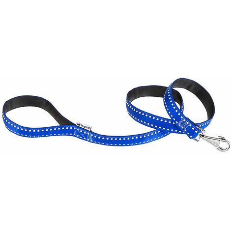 GUINZAGLIO PER CANI 'DAYTONA G' mm 25xcm 120 - Col. Blu