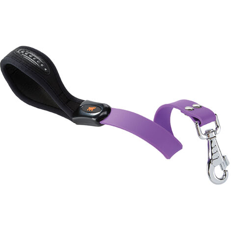 Ferplast ERGOFLEX GM Guinzaglio in tecno-gomma con impugnatura ergonomica. Vari colori. Variante  - Misure: 25 mm x L 55 cm - Viola